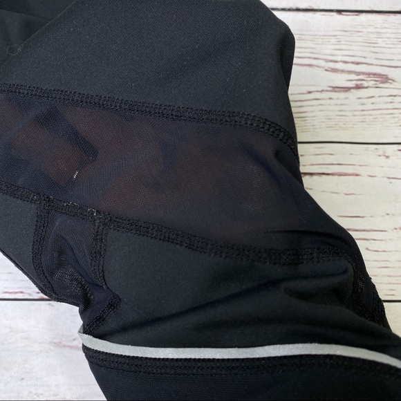 Zella Leggings Capri Mesh Cropped Pants Workout - Picture 9 of 13